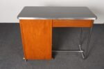 Bauhaus Desk in Beech, Black Laminate, and Bakelite with Tubular Steel Base - Image 17