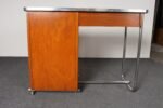 Bauhaus Desk in Beech, Black Laminate, and Bakelite with Tubular Steel Base - Image 18