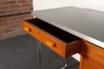 Bauhaus Desk in Beech, Black Laminate, and Bakelite with Tubular Steel Base - Image 26