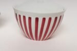 Swedish Ceramic Red Stripe Sugar and Creamer by Karin Björquist for Gustavsberg - Image 13