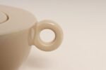 French Art Deco Taupe Ceramic Lidded Sugar Bowl by Jean Luce - Image 14