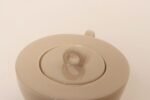 French Art Deco Taupe Ceramic Lidded Sugar Bowl by Jean Luce - Image 12