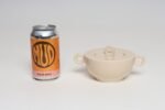 French Art Deco Taupe Ceramic Lidded Sugar Bowl by Jean Luce - Image 10