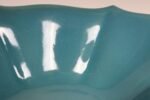 Art Deco Matte Yellow and Glossy Blue Ceramic Console Bowl by Cowan Pottery - Image 11