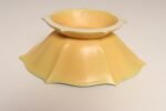 Art Deco Matte Yellow and Glossy Blue Ceramic Console Bowl by Cowan Pottery - Image 9
