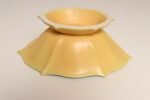 Art Deco Matte Yellow and Glossy Blue Ceramic Console Bowl by Cowan Pottery - Image 9