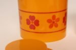 Vintage French Orange Melamine Ten Piece Canister / Spice Set by Sitap - Image 12