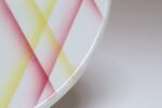 Vintage German Ceramic Cake or Pie Plate / Round Trivet With Diamond Argyle / Lattice Pattern - Image 14