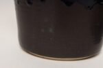 Vintage Matte Brown and Slate Glaze Ceramic Planter with Stand by Deanna Nichols - Image 25