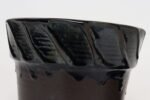 Vintage Matte Brown and Slate Glaze Ceramic Planter with Stand by Deanna Nichols - Image 20