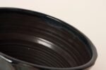 Vintage Matte Brown and Slate Glaze Ceramic Planter with Stand by Deanna Nichols - Image 23