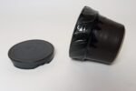 Vintage Matte Brown and Slate Glaze Ceramic Planter with Stand by Deanna Nichols - Image 10