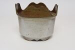 Vintage Brown and Pale Gray Studio Pottery Square Planter by Deanna Nichols - Image 3