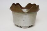 Vintage Brown and Pale Gray Studio Pottery Square Planter by Deanna Nichols - Image 5