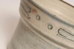 Vintage Pale Blue Matte Glazed Incised Ceramic Planter by Deanna Nichols - Image 10