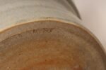 Vintage Pale Blue Matte Glazed Incised Ceramic Planter by Deanna Nichols - Image 16