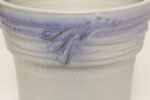 Vintage Pale Gray and Lilac Incised Studio Ceramic Planter by Deanna Nichols - Image 11