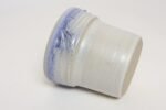 Vintage Pale Gray and Lilac Incised Studio Ceramic Planter by Deanna Nichols - Image 5
