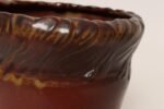 Vintage Red, Ochre and Slate Studio Ceramic Planter by Deanna Nichols - Image 14