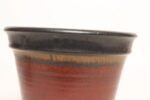 Metallic Slate and Matte Red Glaze Variegated Ceramic Planter by Deanna Nichols - Image 21