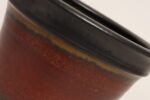 Metallic Slate and Matte Red Glaze Variegated Ceramic Planter by Deanna Nichols - Image 19