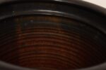 Metallic Slate and Matte Red Glaze Variegated Ceramic Planter by Deanna Nichols - Image 12