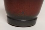 Metallic Slate and Matte Red Glaze Variegated Ceramic Planter by Deanna Nichols - Image 13