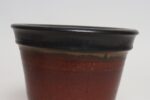 Metallic Slate and Matte Red Glaze Variegated Ceramic Planter by Deanna Nichols - Image 14