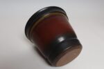Metallic Slate and Matte Red Glaze Variegated Ceramic Planter by Deanna Nichols - Image 9