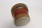 Vintage Orange and Red Ceramic Planter With Botanical Relief by Deanna Nichols - Image 9