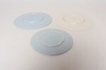 Set of Three Nick Munro English Matte Powder Blue and Glossy White Plates - Two Sizes - Image 22