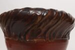 Large Vintage Red, Ochre and Slate Incised Ceramic Planter by Deanna Nichols - Image 12