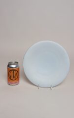 Set of Three Nick Munro English Matte Powder Blue and Glossy White Plates - Two Sizes - Image 13