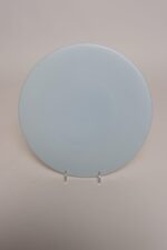 Set of Three Nick Munro English Matte Powder Blue and Glossy White Plates - Two Sizes - Image 5