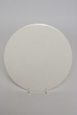 Set of Three Nick Munro English Matte Powder Blue and Glossy White Plates - Two Sizes - Image 7