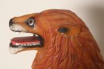 American Folk Art Hand-Carved and Painted Solid Pine Stationary Standing Lion - Image 14