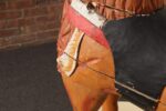 American Folk Art Hand-Carved and Painted Solid Pine Stationary Standing Lion - Image 19