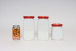 Set of Three Finnish Modern Ceramic Canisters by Richard Lindh for Arabia - Image 8