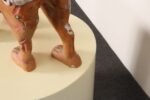American Folk Art Hand-Carved and Painted Solid Pine Stationary Standing Lion - Image 49