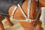 American Folk Art Hand-Carved and Painted Solid Pine Stationary Standing Lion - Image 29