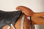 American Folk Art Hand-Carved and Painted Solid Pine Stationary Standing Lion - Image 43