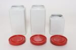 Set of Three Finnish Modern Ceramic Canisters by Richard Lindh for Arabia - Image 4