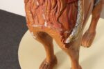 American Folk Art Hand-Carved and Painted Solid Pine Stationary Standing Lion - Image 31