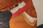 American Folk Art Hand-Carved and Painted Solid Pine Stationary Standing Lion - Image 32