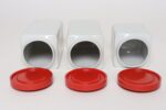 Set of Three Finnish Modern Ceramic Canisters by Richard Lindh for Arabia - Image 7