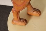 American Folk Art Hand-Carved and Painted Solid Pine Stationary Standing Lion - Image 50