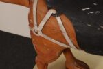 American Folk Art Hand-Carved and Painted Solid Pine Stationary Standing Lion - Image 35