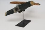 Early 20th Century Folk Art Hand-Carved and Painted Wooden Airplane Weathervane - Image 4