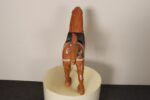American Folk Art Hand-Carved and Painted Solid Pine Stationary Standing Lion - Image 9