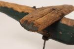 Early 20th Century Folk Art Hand-Carved and Painted Wooden Airplane Weathervane - Image 16